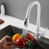 Смеситель для кухни Shevanik S363C цвет Белый