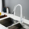 Смеситель для кухни Shevanik S363C цвет Белый