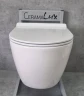 Унитаз CeramaLux 2196-2 подвесной Белый глянцевый с сиденьем Микролифт