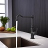 Смеситель для кухни Aquatek Классик AQ1580MB Черный матовый латунь