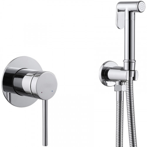 Гигиенический душ со смесителем Abber Emotion AF8825 Хром латунь встраиваемый