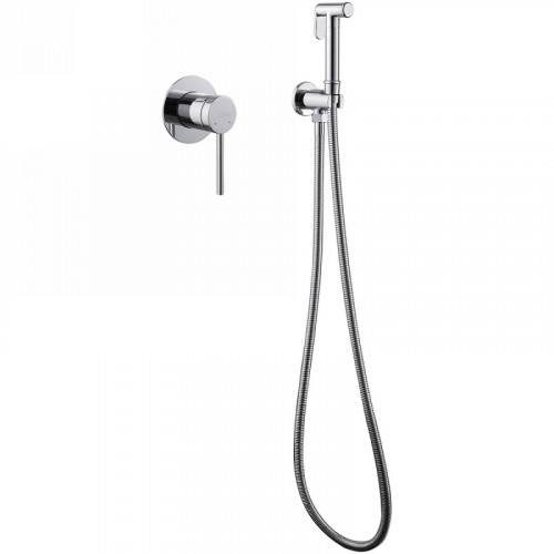 Гигиенический душ со смесителем Abber Emotion AF8825 Хром латунь встраиваемый