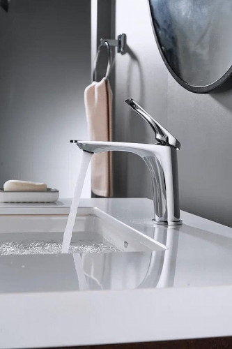 Смеситель для раковины Shevanik S9101 цвет Хром