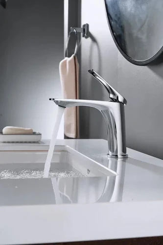 Смеситель для раковины Shevanik S9101 цвет Хром