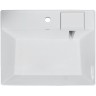 Раковина Azario Sharp 60 CS00078298 на стиральную машину Белая искусственный камень (литьевой мрамор) подвесная, на стиральную машину