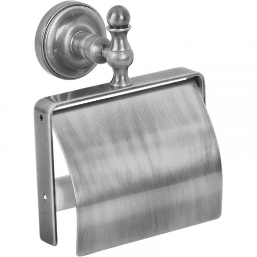 Держатель туалетной бумаги Migliore Mirella 17148 с крышкой Argento Brunito