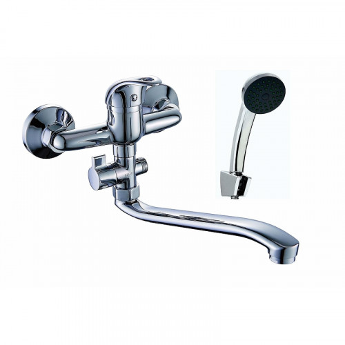 Смеситель для ванны D-Lin D140602 универсальный цвет  Хром