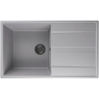 Кухонная мойка Ulgran Quartz Prima 850-04 Платина искусственный камень (литьевой мрамор) встраиваемый