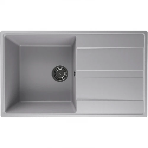 Кухонная мойка Ulgran Quartz Prima 850-04 Платина искусственный камень (литьевой мрамор) встраиваемый