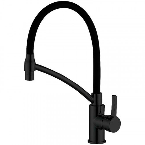 Смеситель для кухни Haiba HB73644-7 Черный матовый латунь