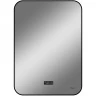 Зеркало Reflection Shadow 600х800 RF5732SH с подсветкой Черное с сенсорным выключателем, диммером, подогревом и часами МДФ / ЛДСП, стекло