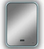 Зеркало Reflection Shadow 600х800 RF5732SH с подсветкой Черное с сенсорным выключателем, диммером, подогревом и часами МДФ / ЛДСП, стекло