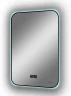 Зеркало Reflection Shadow 600х800 RF5732SH с подсветкой Черное с сенсорным выключателем, диммером, подогревом и часами МДФ / ЛДСП, стекло