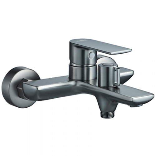 Смеситель для ванны Haiba HB60505-3 Оружейная сталь латунь на стену