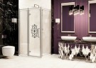 Душевой уголок Ambassador Royal 120x80 18015110-L профиль Хром стекло прозрачное с рисунком