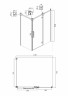 Душевой уголок Ambassador Royal 120x80 18015110-L профиль Хром стекло прозрачное с рисунком