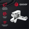 Душевая система Agger A2595000 Хром латунь на стену