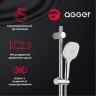 Душевая система Agger A2595000 Хром латунь на стену
