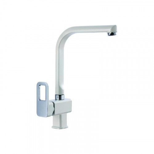 Смеситель для кухни D-Lin D155366-C цвет  Белый  Хром