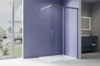 Душевая перегородка Aquatek Walk In 120 AQ.WISL.120.1GM профиль Оружейная сталь стекло прозрачное