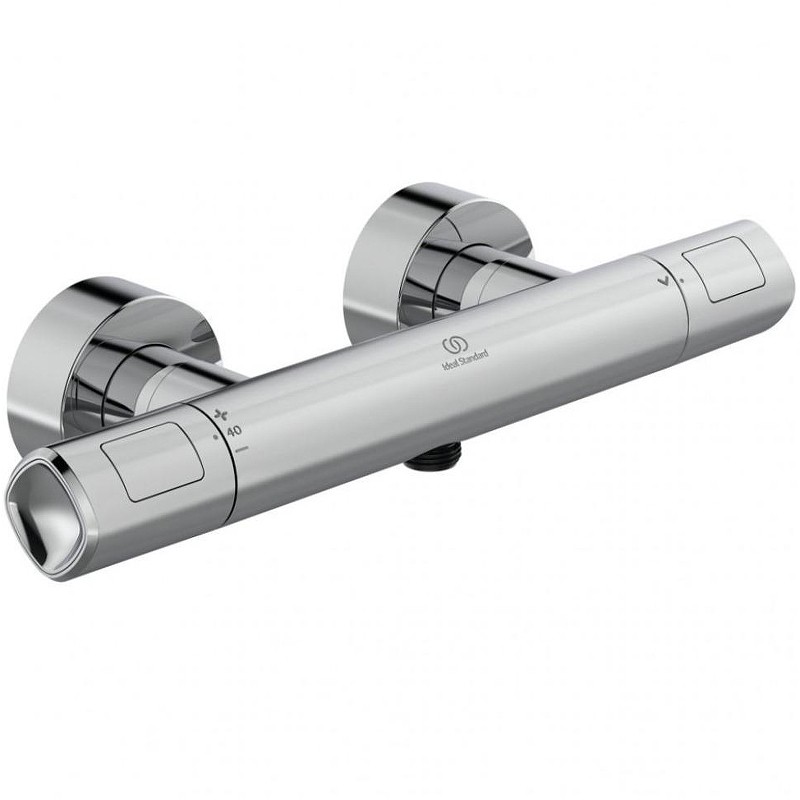 Смеситель для душа Ideal Standard Ceratherm T100 A7229AA с термостатом Хром латунь на стену
