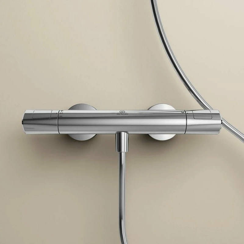 Смеситель для душа Ideal Standard Ceratherm T100 A7229AA с термостатом Хром латунь на стену
