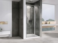Душевая дверь Abber Sonnenstrand 120 AG04120S профиль Хром стекло прозрачное