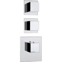 Смеситель для душа Bossini Outlets Z032203.030 с термостатом Хром латунь встраиваемый термостатический
