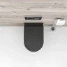 Унитаз beWash Aldo BKFSR101565 приставной Черный матовый с сиденьем Микролифт фарфор приставной