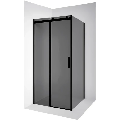Душевой уголок Ambassador Benefit 120x90 19022201HBB-90HBB профиль Черный стекло тонированное