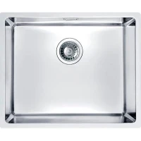 Кухонная мойка Alveus Kombino 50 SAT-90 500x400x195 1100237 Сатинированная сталь нержавеющая сталь встраиваемый