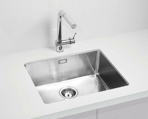 Кухонная мойка Alveus Kombino 50 SAT-90 500x400x195 1100237 Сатинированная сталь нержавеющая сталь встраиваемый