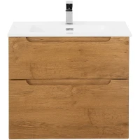Тумба под раковину BelBagno Etna-H60 80 ETNA-H60-800-2C-SO-RN-P подвесная Rovere Nature МДФ / ЛДСП