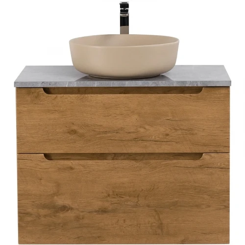 Тумба под раковину BelBagno Etna-H60 80 ETNA-H60-800-2C-SO-RN-P подвесная Rovere Nature МДФ / ЛДСП