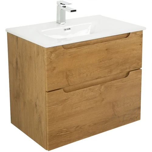 Тумба под раковину BelBagno Etna-H60 80 ETNA-H60-800-2C-SO-RN-P подвесная Rovere Nature МДФ / ЛДСП