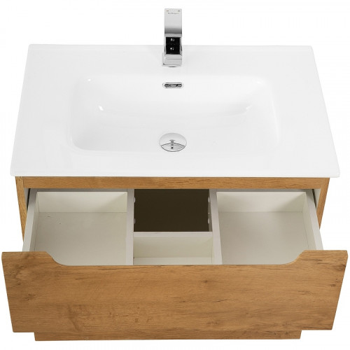 Тумба под раковину BelBagno Etna-H60 80 ETNA-H60-800-2C-SO-RN-P подвесная Rovere Nature МДФ / ЛДСП