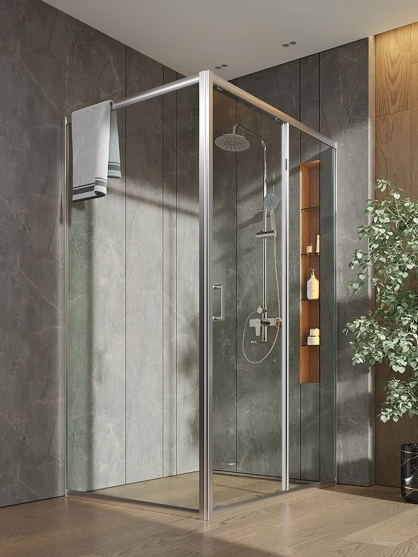 Душевой уголок Orange 120x90 E23-12090TCR профиль Хром стекло прозрачное