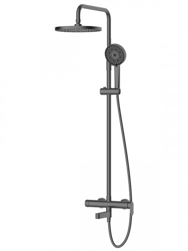 Душевая система Agger Sweet A2793355 цвет Оружейная сталь