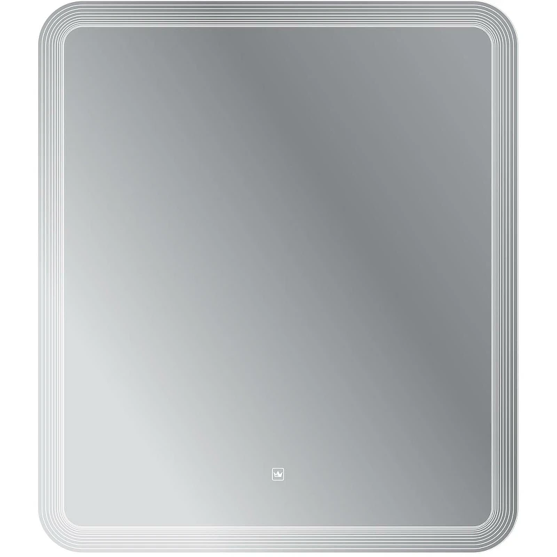 Зеркало Cezares Duet 70 CZR-SPC-DUET-700-800-LED-TCH с подсветкой с лазерной гравировкой и сенсорным выключателем стекло