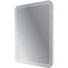 Зеркало Cezares Duet 70 CZR-SPC-DUET-700-800-LED-TCH с подсветкой с лазерной гравировкой и сенсорным выключателем стекло