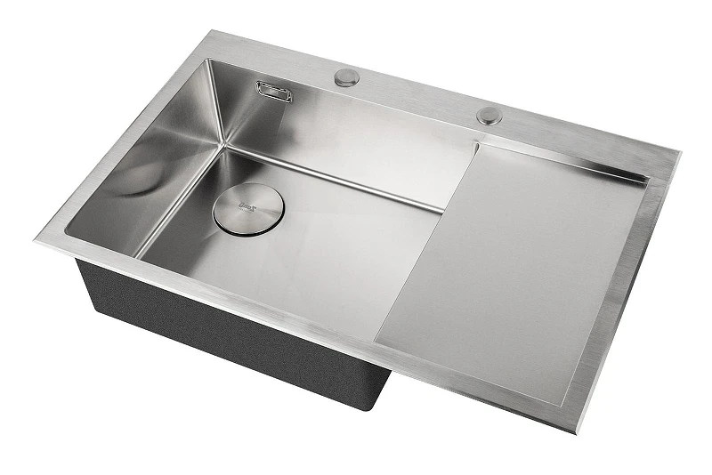 Кухонная мойка ZorG Lux 78 L LUX 7851-L цвет Нержавеющая сталь
