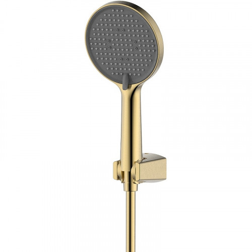 Смеситель для душа AQUAme Asti AQM6413BG Шлифованное золото латунь на стену
