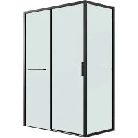 Душевой уголок Grossman Style 100х70 120.K33.05.1070.21.00 профиль Черный матовый стекло прозрачное