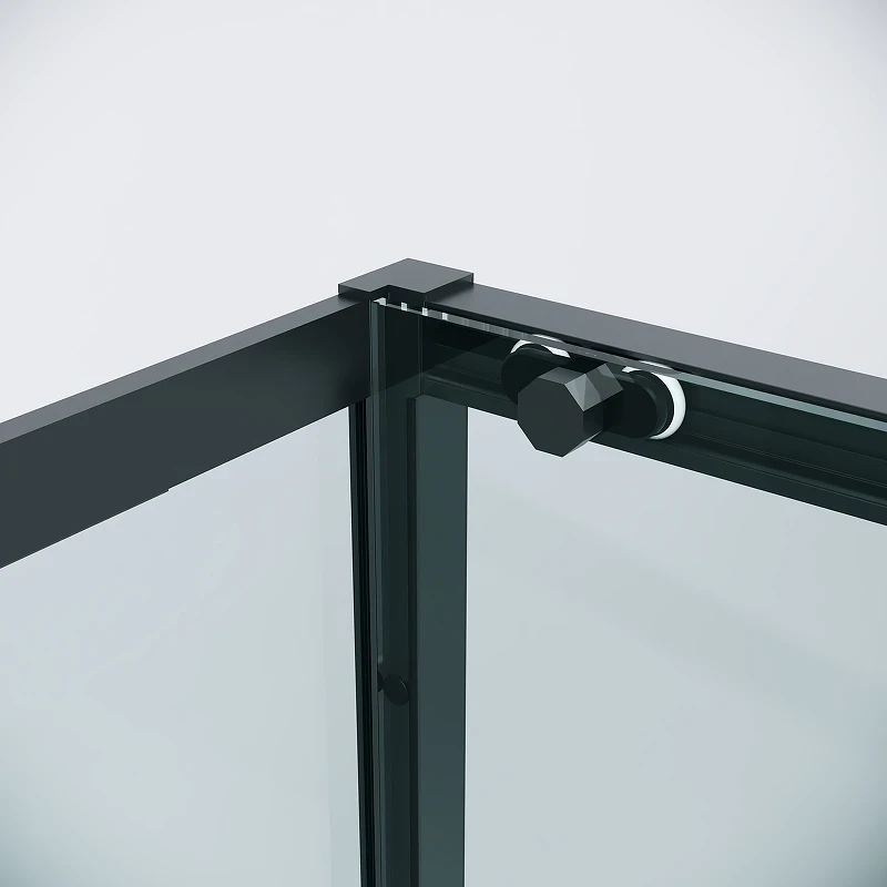 Душевой уголок Grossman Style 100х70 120.K33.05.1070.21.00 профиль Черный матовый стекло прозрачное