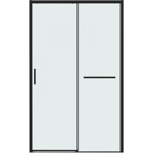 Душевая дверь Grossman Style 110 100.K33.05.110.21.00 профиль Черный матовый стекло прозрачное