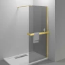 Душевая перегородка Vincea Walk-In HR 90 VSW-4HR900CGG профиль Брашированное золото стекло тонированное