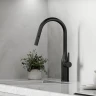Смеситель для кухни Sancos Grand SC4002MB Черный матовый латунь