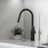 Смеситель для кухни Sancos Grand SC4002MB Черный матовый латунь однорычажный