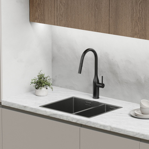 Смеситель для кухни Sancos Grand SC4002MB Черный матовый латунь