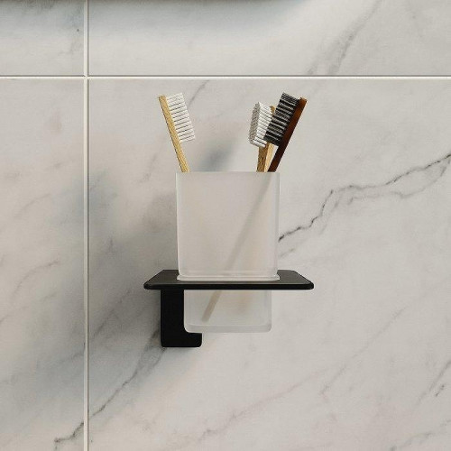 Стакан для зубных щеток Iddis Slide SLIBSG1i45 Черный